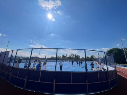 В деревне Малое Карлино появилась «умная» спортивная площадка