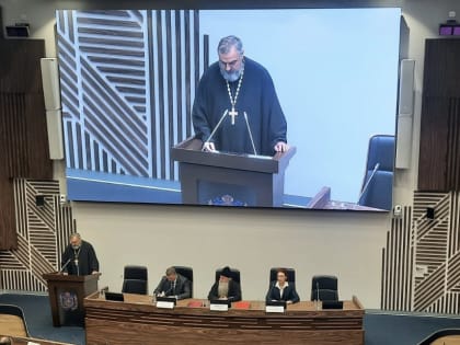 Председатель Отдела по противодействию наркомании и алкоголизму Выборгской епархии выступил на круглом столе «Наркомания как вызов современности» в рамках Международных Рождественс