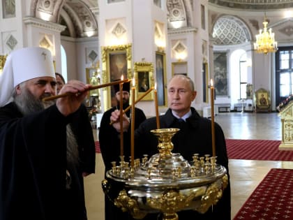 Трасса М-12, Саров, монастырь. Президент Путин посетил Нижегородскую область