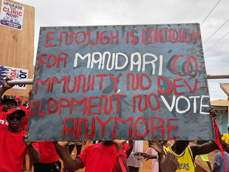 Mandari Youths Hold Demonstration Against NDC Over Alleged Betrayal