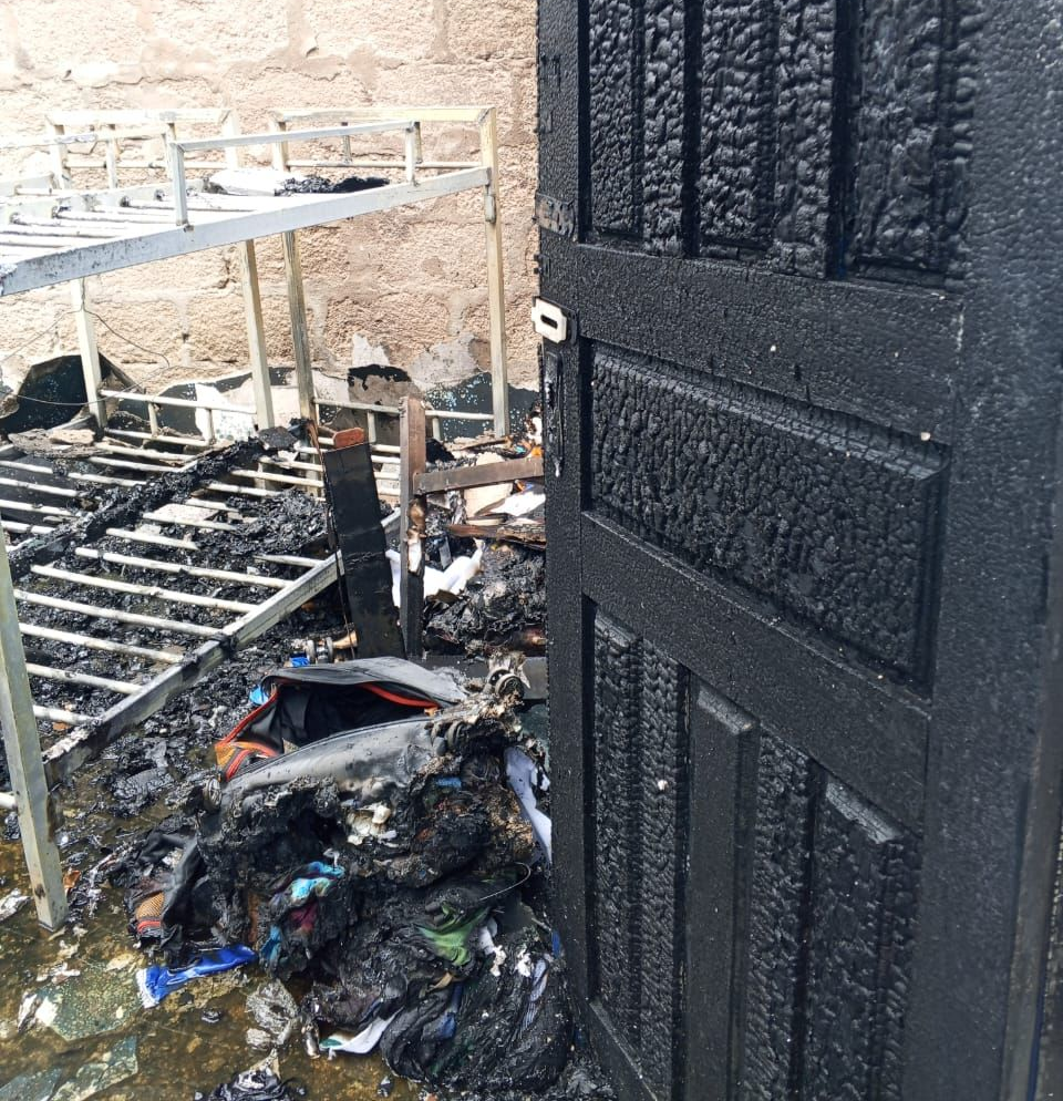 Fire Outbreak at Sekondi Government Secretarial School Leaves Student Injured and Extensive Damage