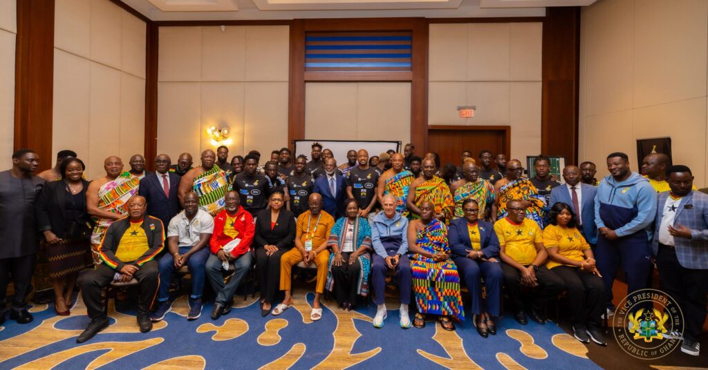 Vice President Boosts Black Stars' Morale Ahead of FIFA World Cup 2026