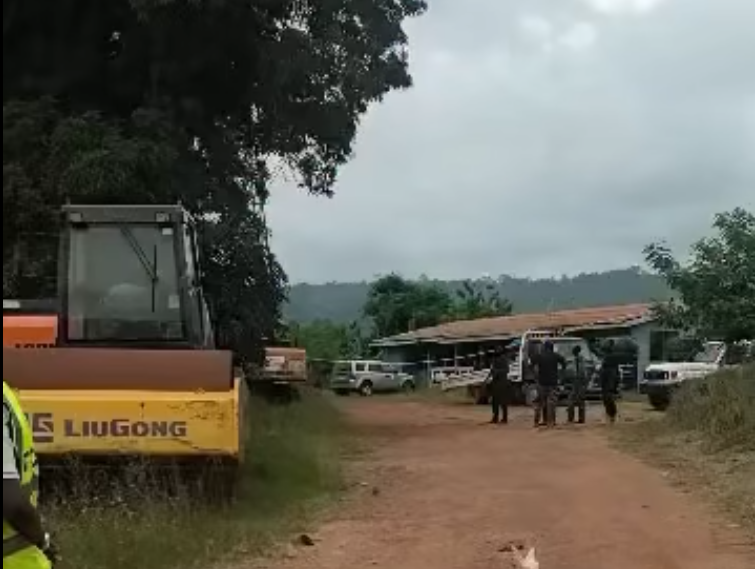 Military Officers Storm Enchi District Assembly, Release Seized Excavators Amid Court Injunction