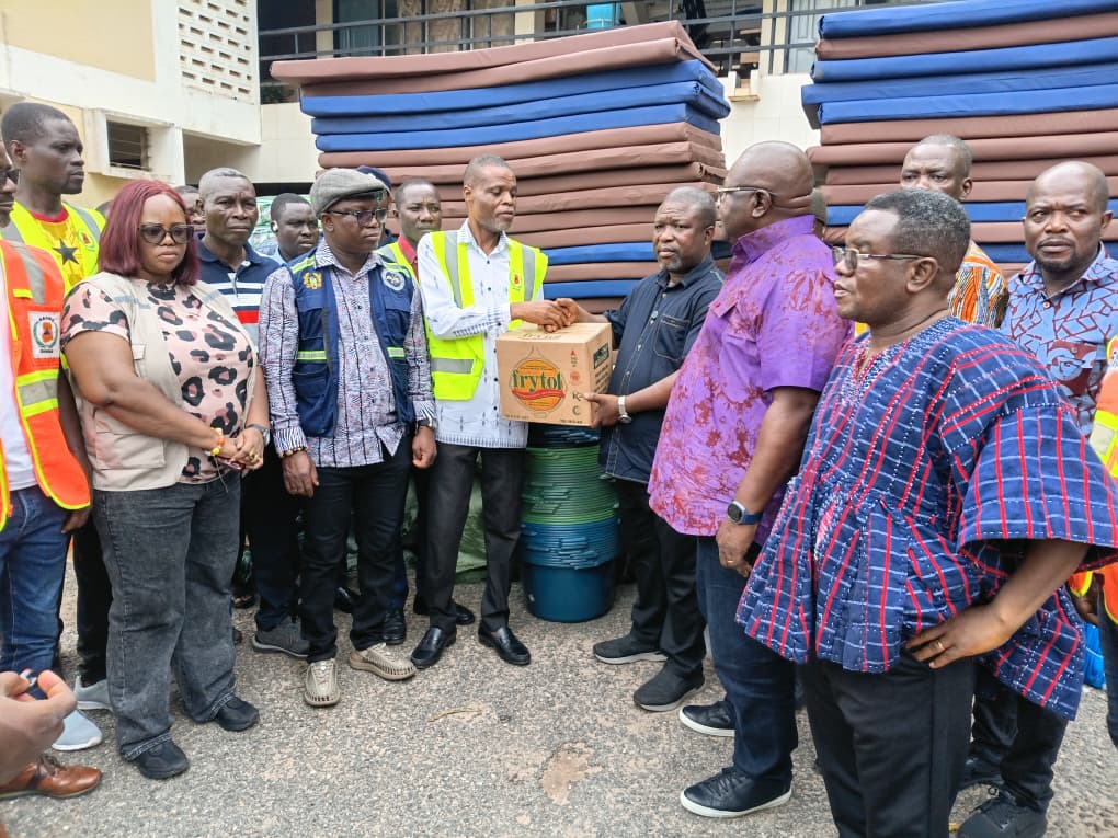 Government Distributes Relief Items to Flood Victims in Volta Region