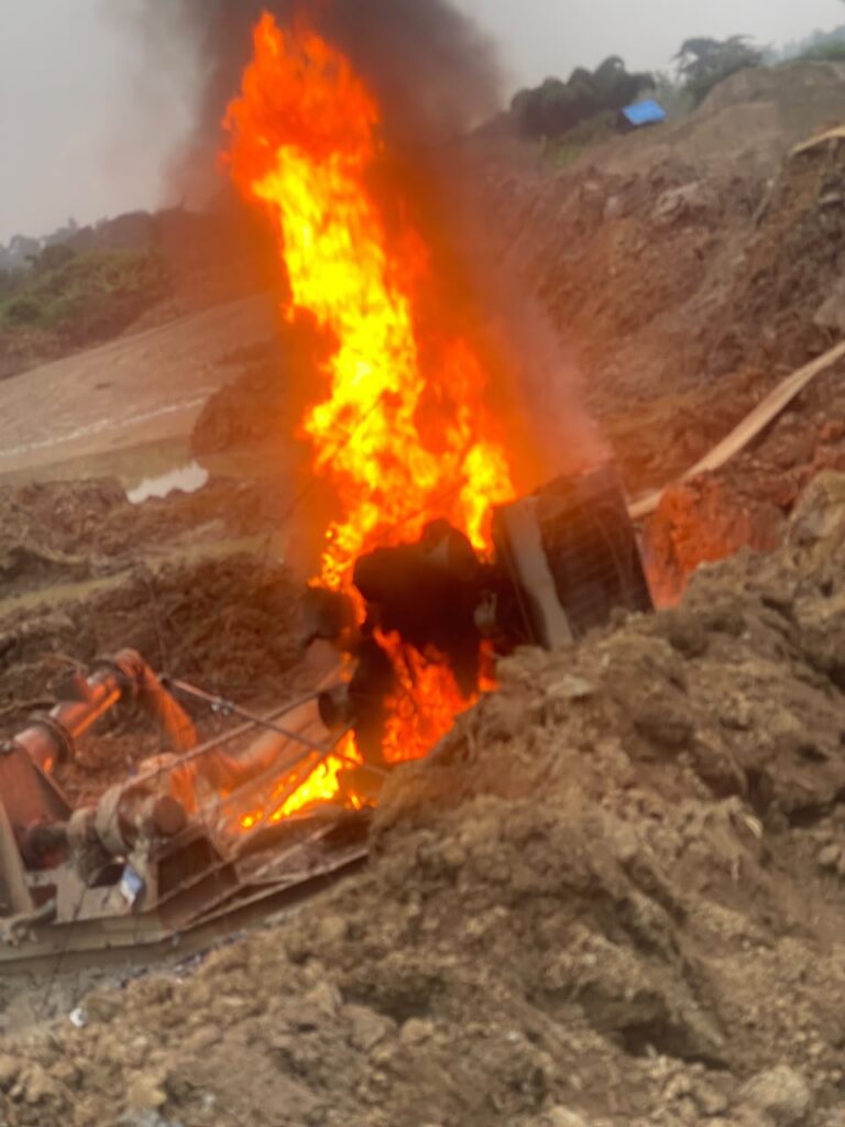 Ghana Security Agencies Dismantle Illegal Mining Operation in Ashanti Region