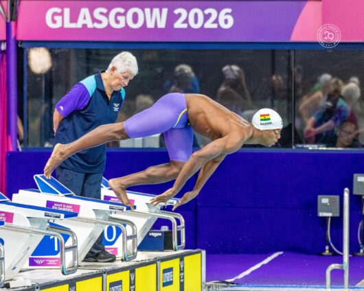 Abeku Jackson Sets New National Record in Men's 50m Butterfly at 2026 Commonwealth Games