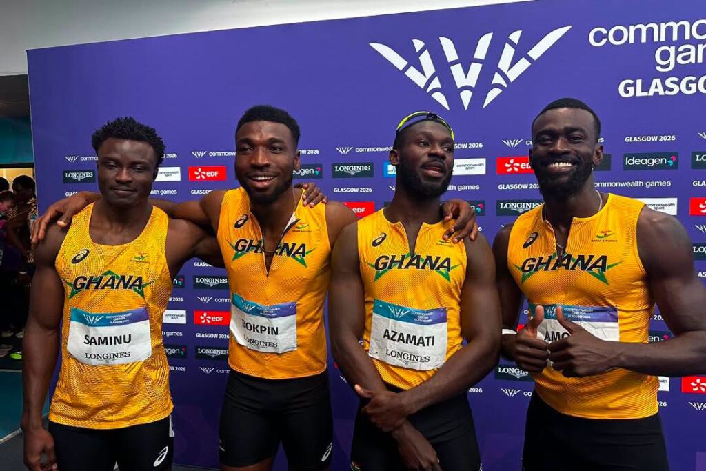 Ghana's Men's 4x100m Relay Team Wins Historic Bronze Medal at Glasgow 2022 Commonwealth Games