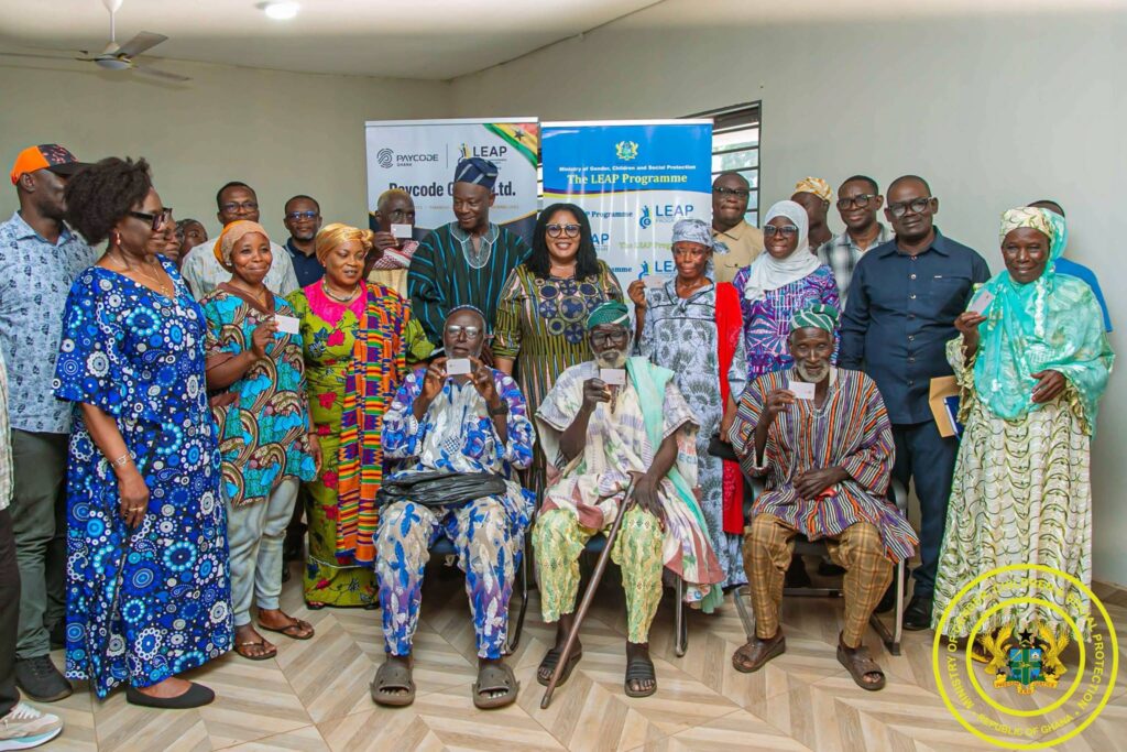 Ghana's Minister for Gender, Children and Social Protection Monitors LEAP Beneficiary Enrolment Exercise in Northern Region