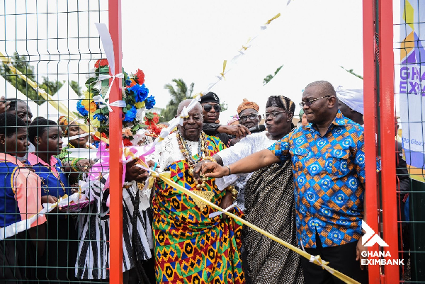 Ghana EXIMBank Unveils State-of-the-Art Astro Turf Park in Anloga