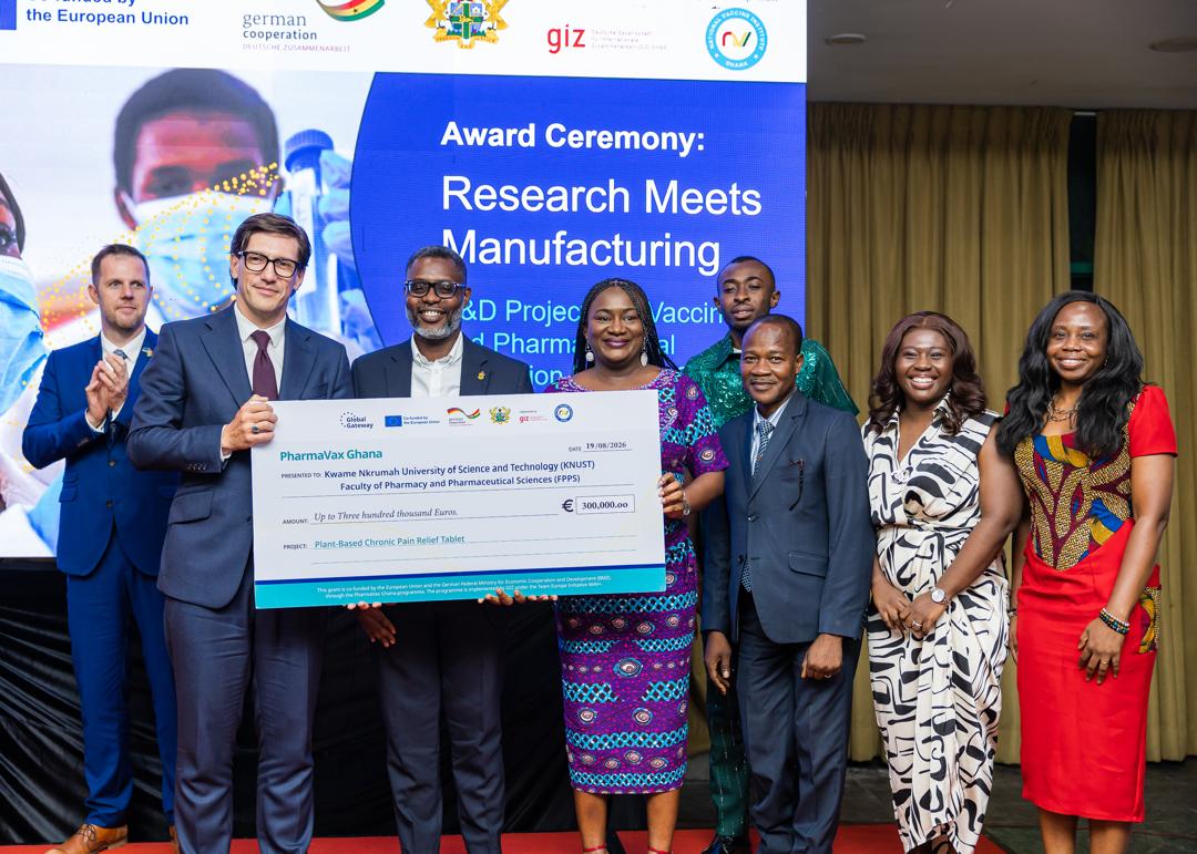 Ghana’s PharmaVax Programme Advances Herbal Pain Relief to Industrial‑Scale Tablet Production
