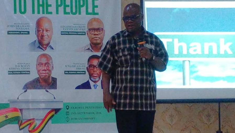 Central Regional Minister Commends Gomoa Central Assembly for Effective Use of 2025 Common Fund