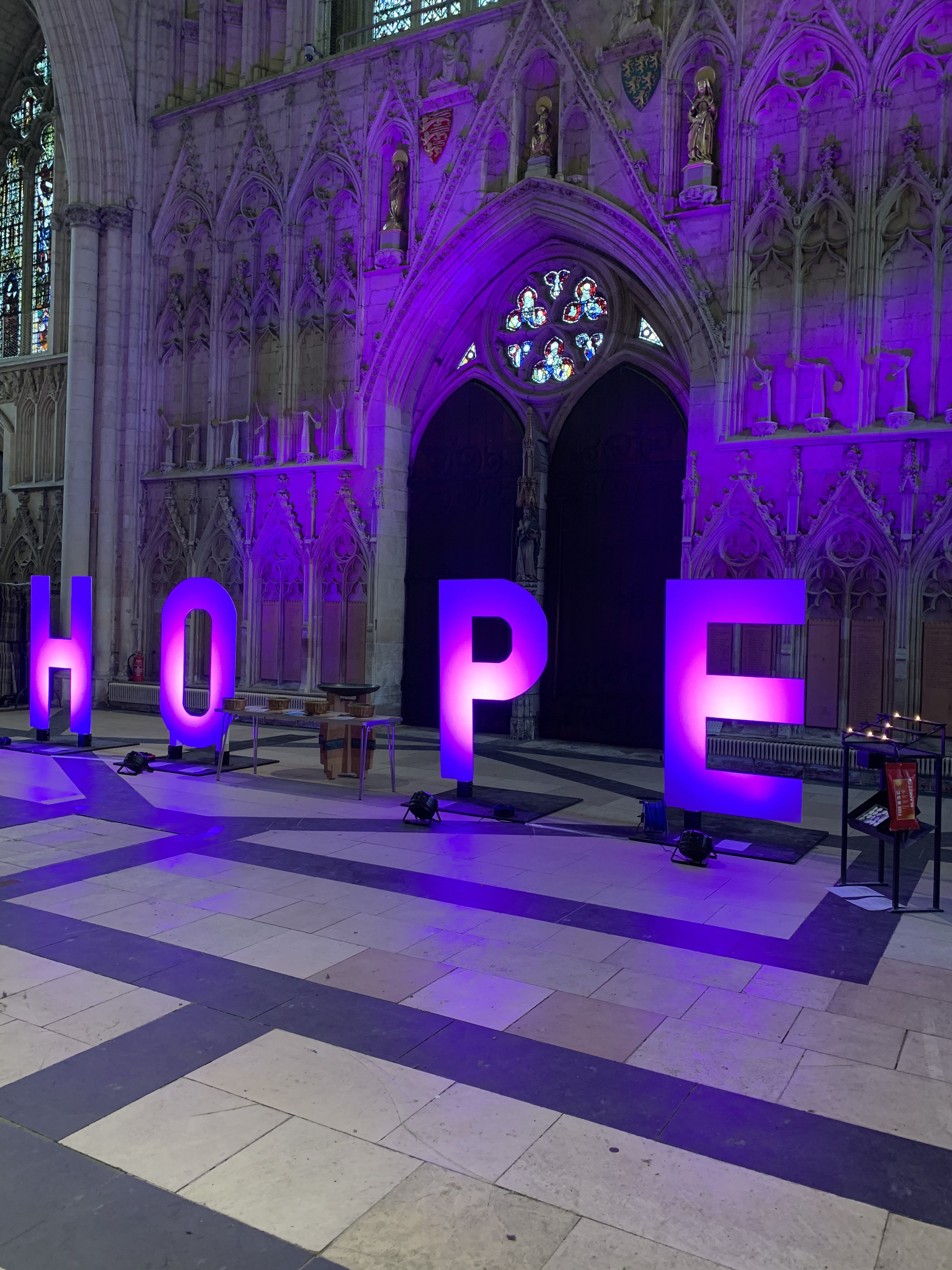 Message of hope in York Minster