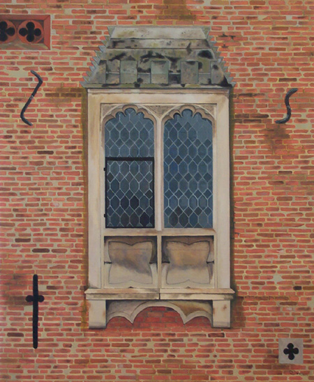 Oxborough Hall window