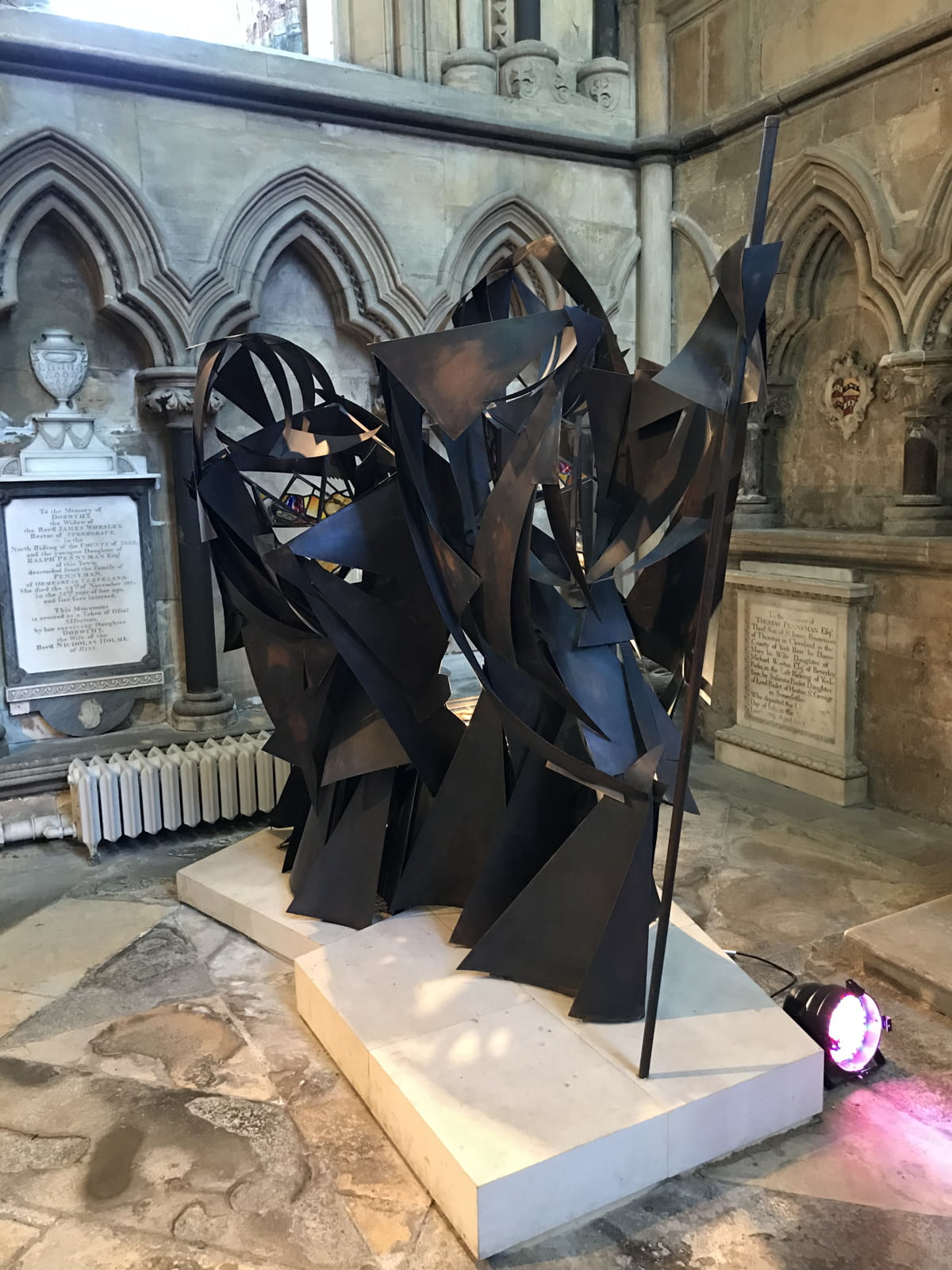 Lent installation in Beverley Minster