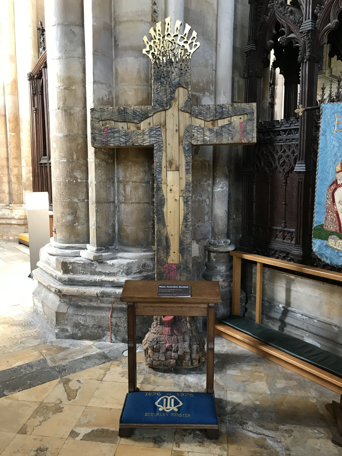 Crucifixion installation