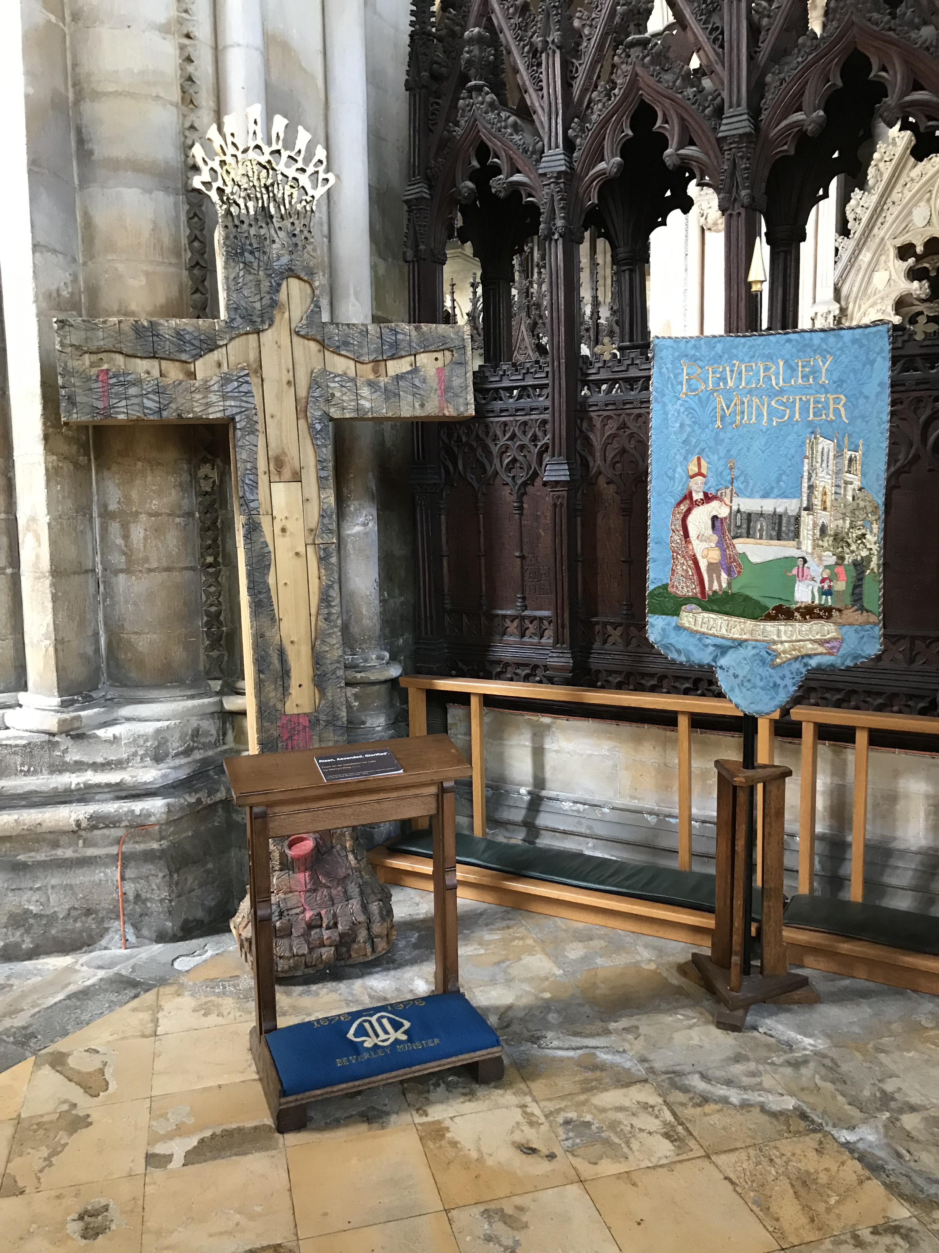 Lent installation in Beverley Minster