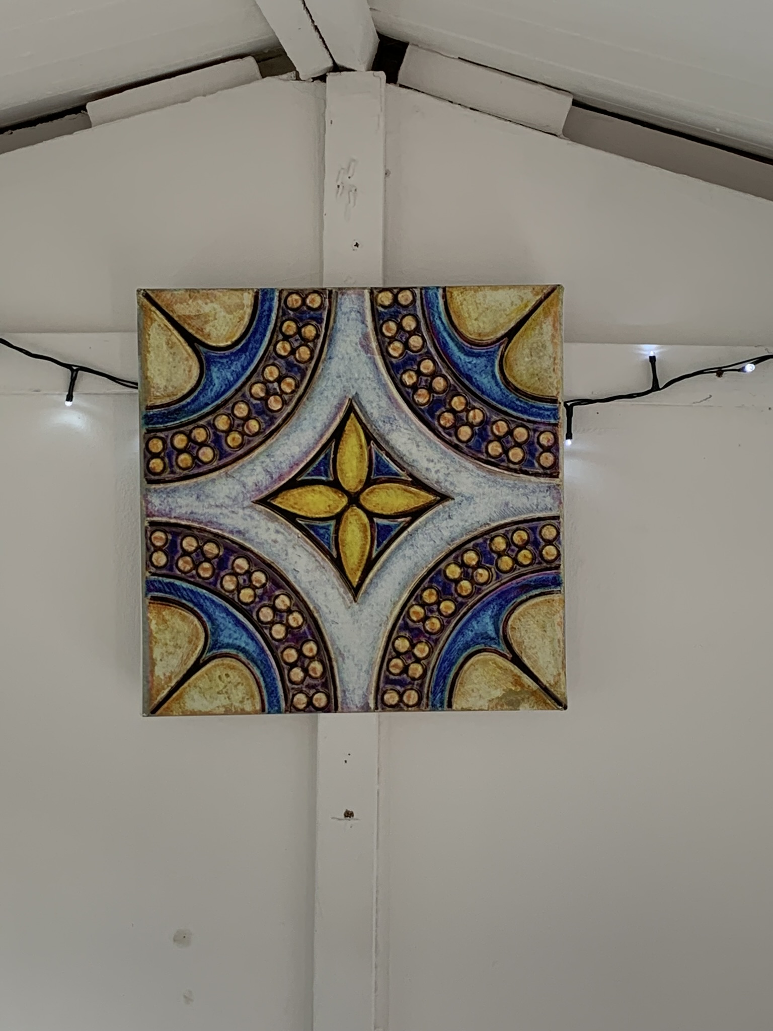Portuguese-style tiles at Greenbelt 2019