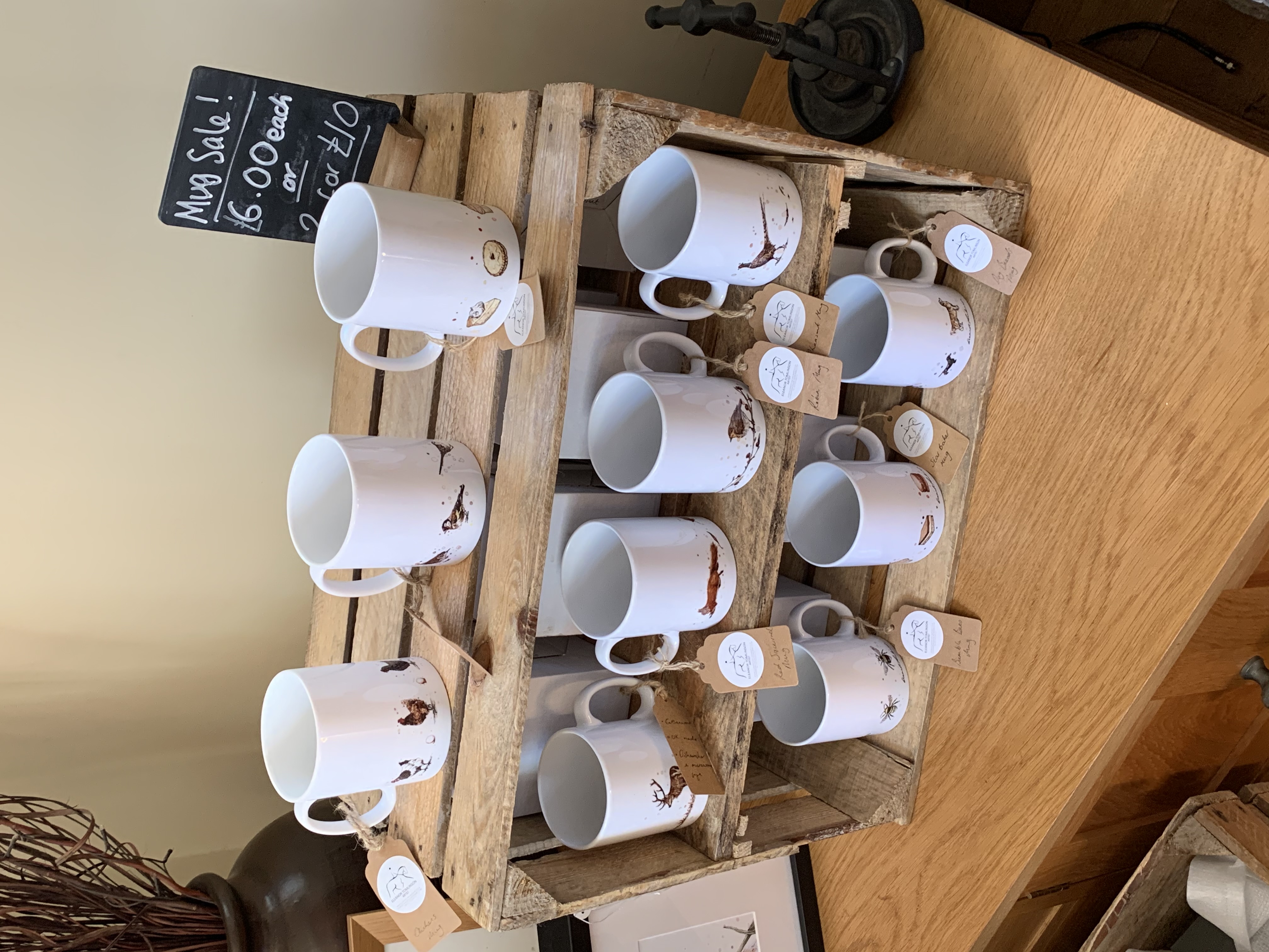 Wildlife themed mugs