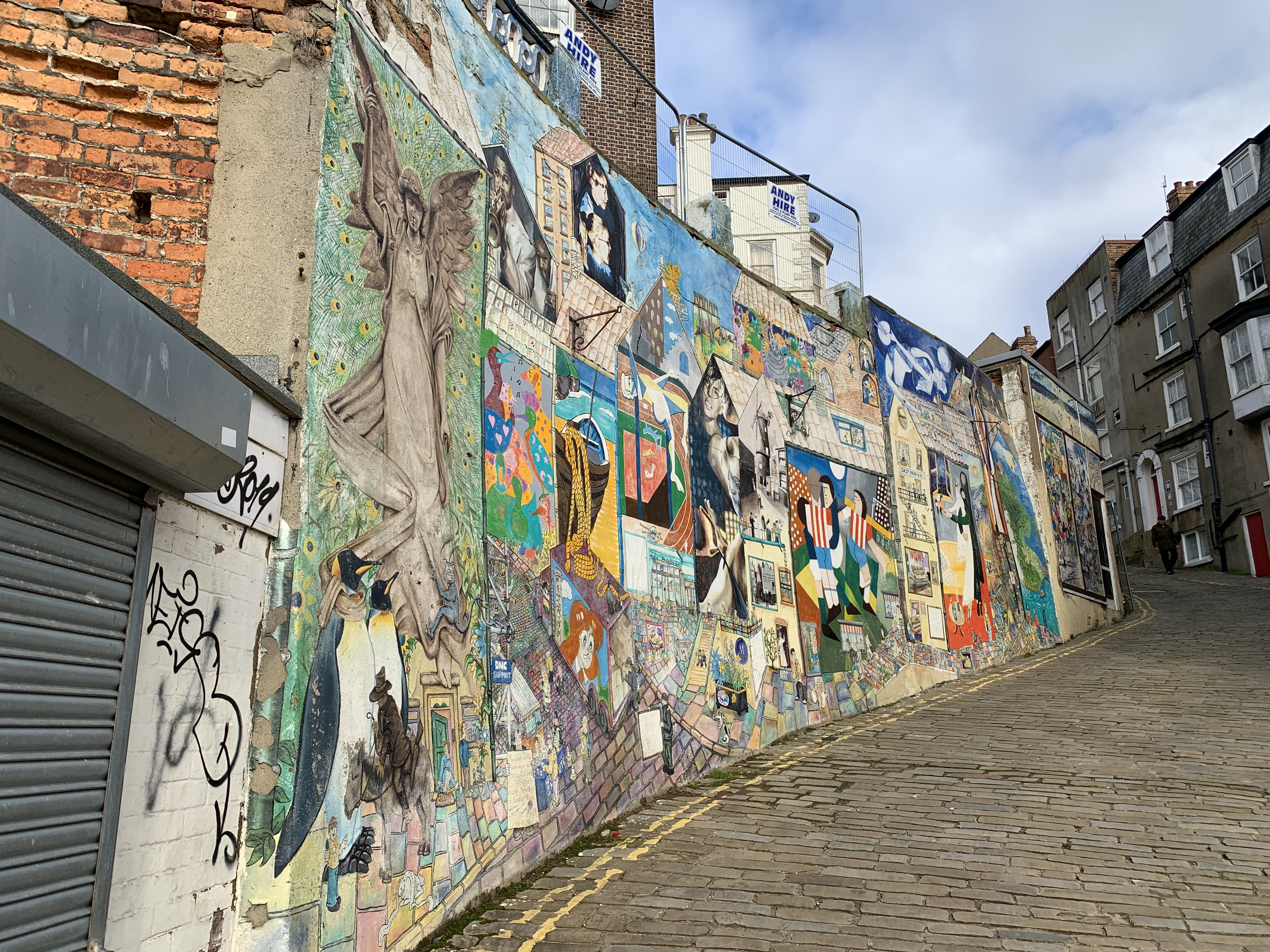 Blands Cliff Scarborough mural