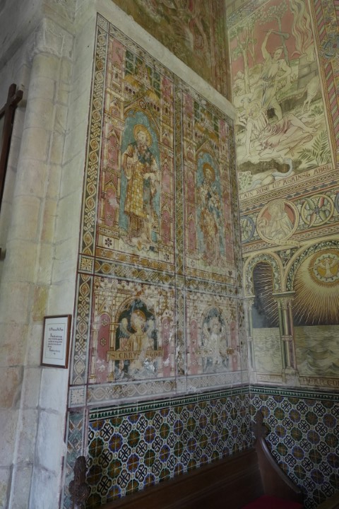 Painted church walls