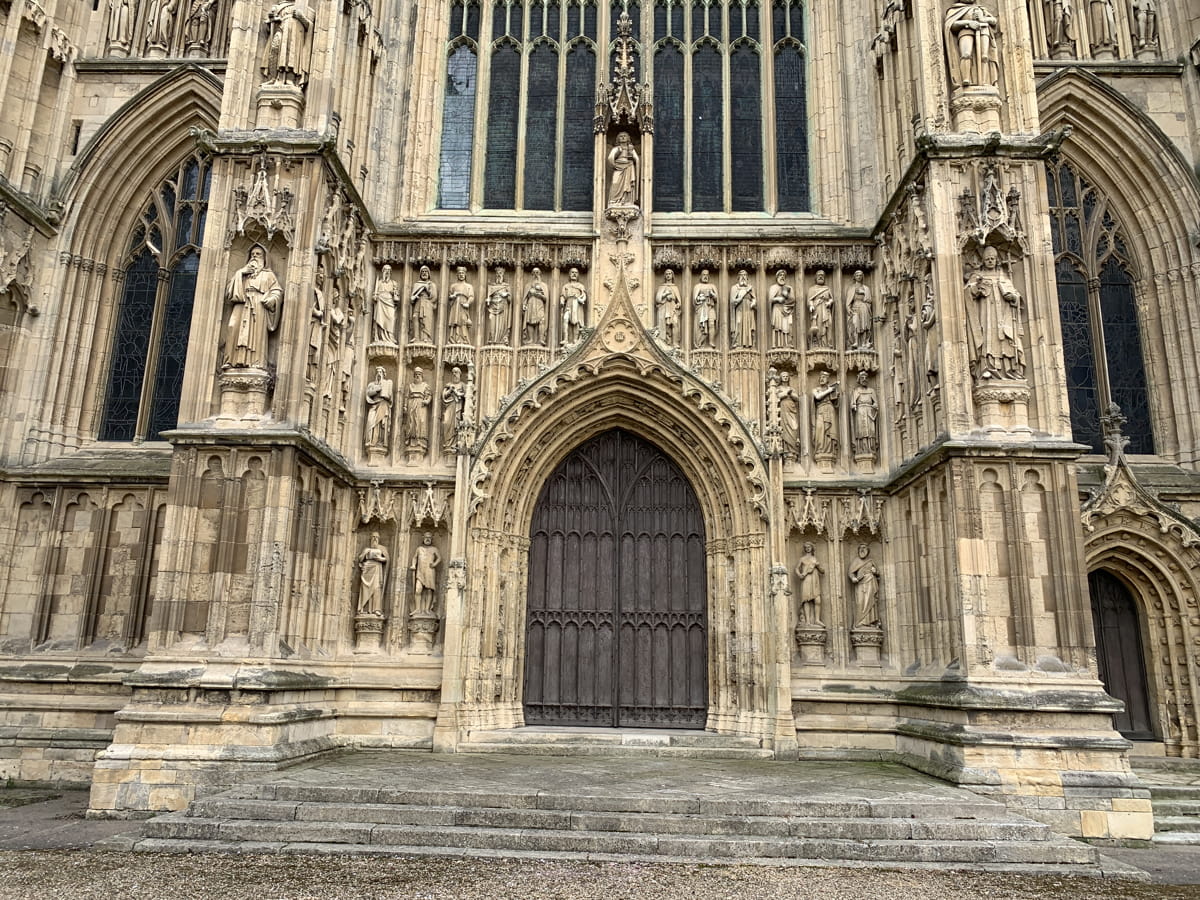 Beverley Minster West Door close up