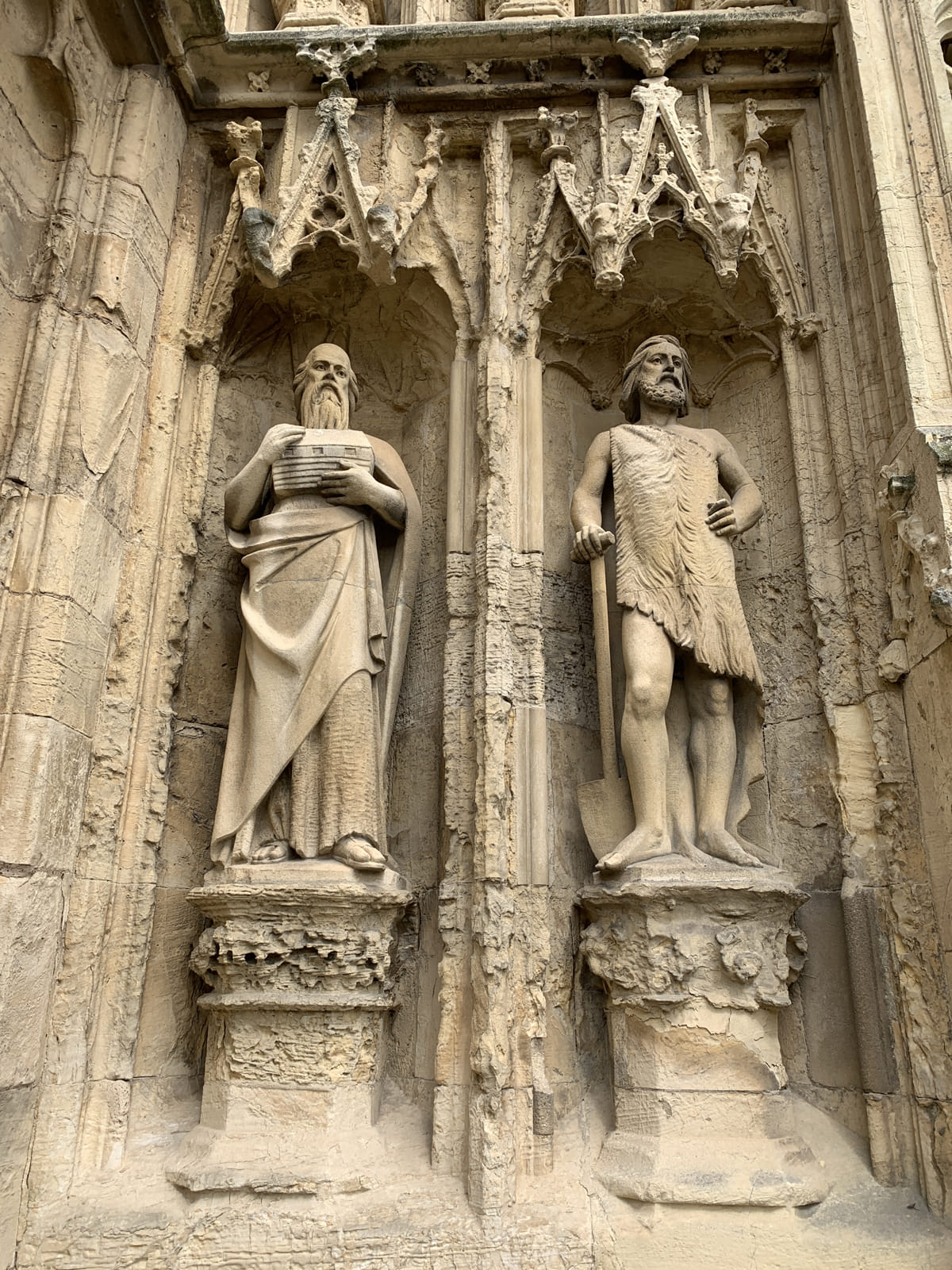 Carvings at Beverley Monster