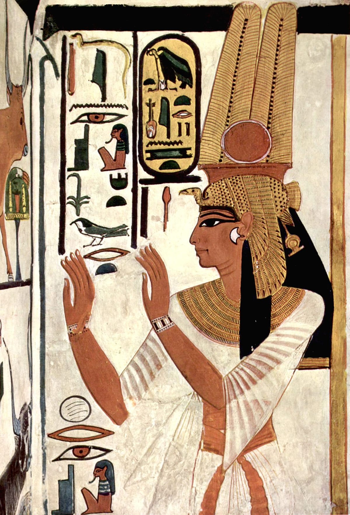 Nefetari as depicted in her tomb