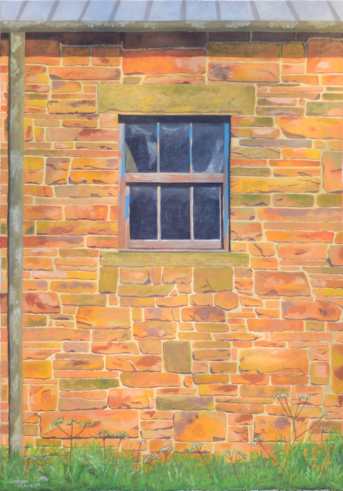 Derbyshire farm window
