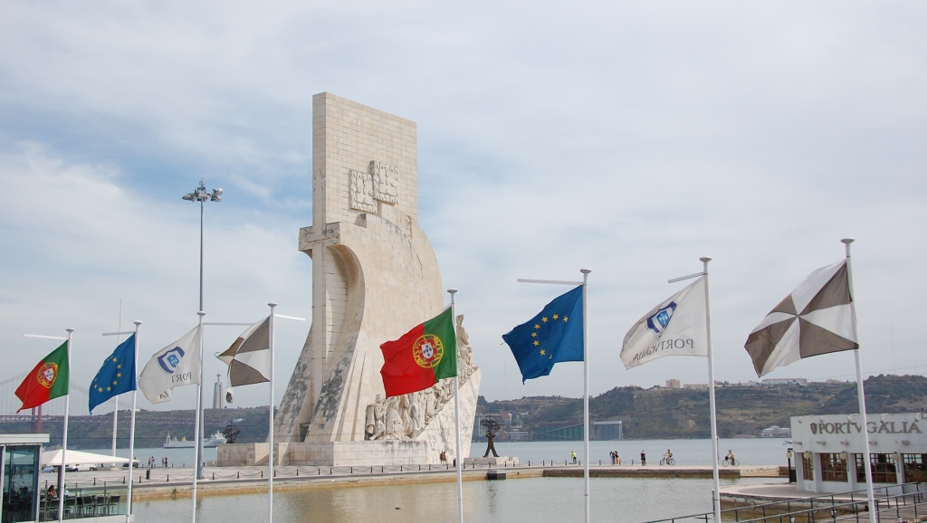 Monument to maritime explorers from Portugal.