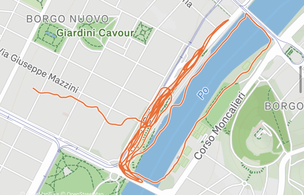 Fartlek ritmico 2km + 8x (2 min push + 1 min rec) + 1 km