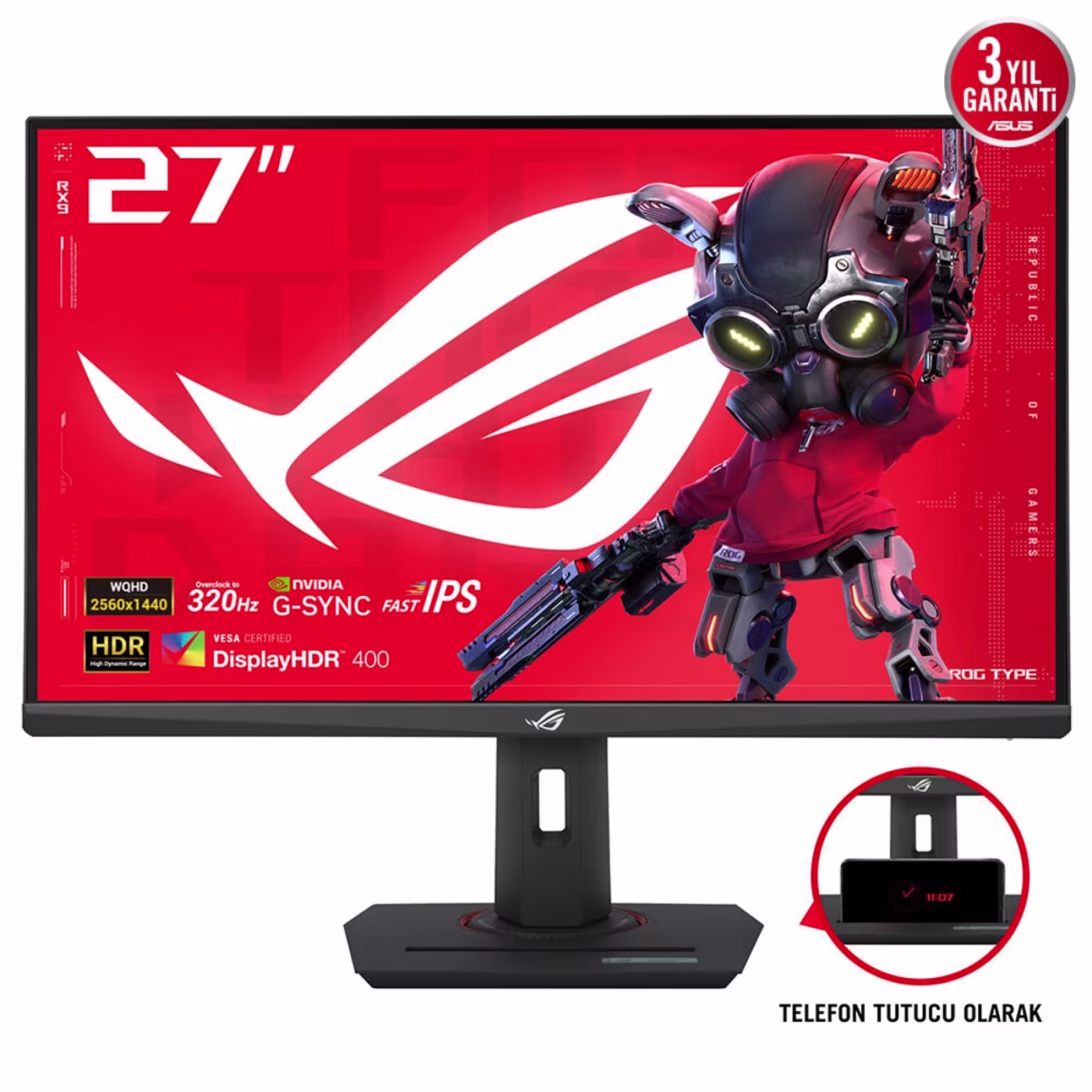 ASUS ROG Strix XG27ACMS 27" QHD Fast IPS 320Hz - 2