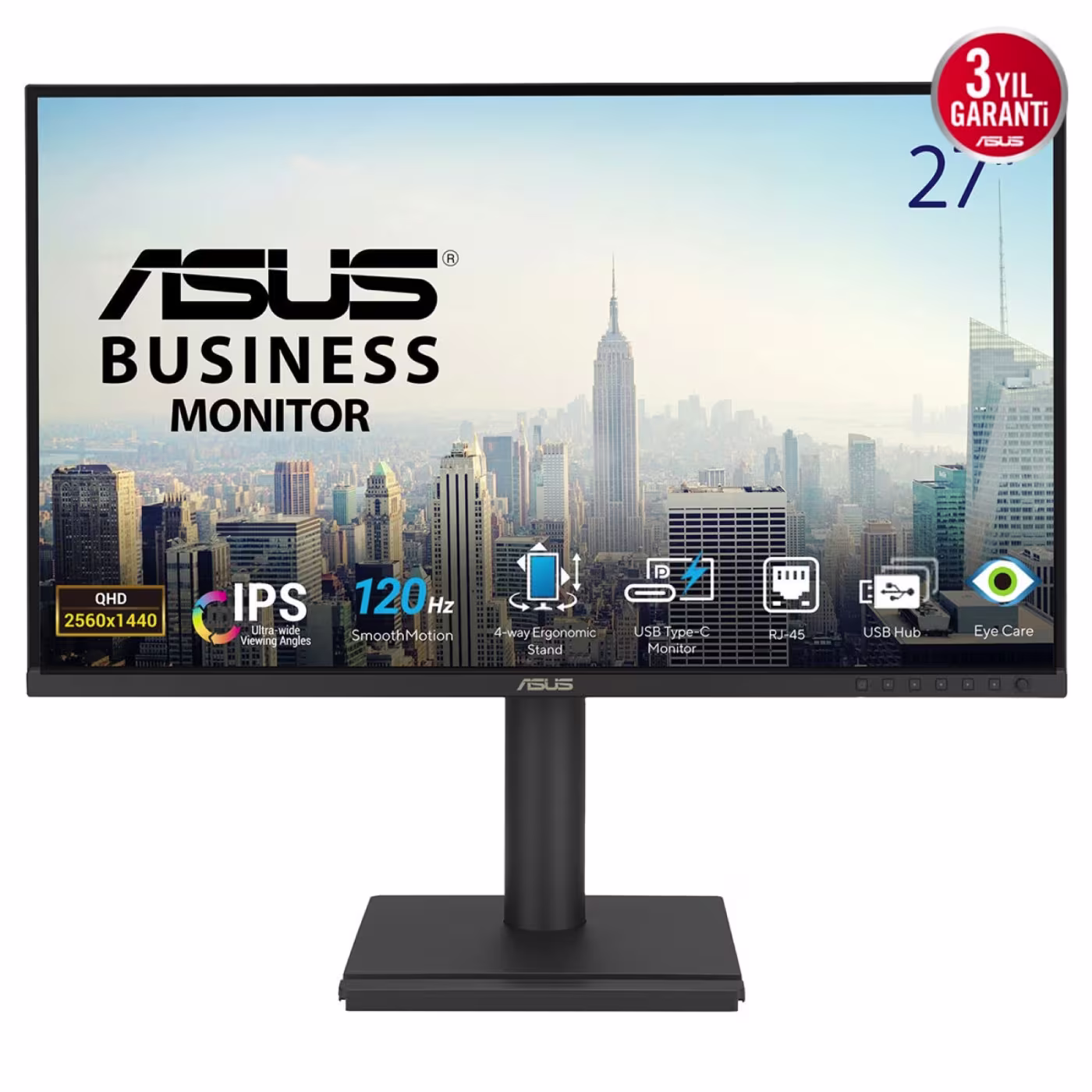 ASUS BE27ACGN 27" QHD IPS 120Hz USB-C Docking Business - 2