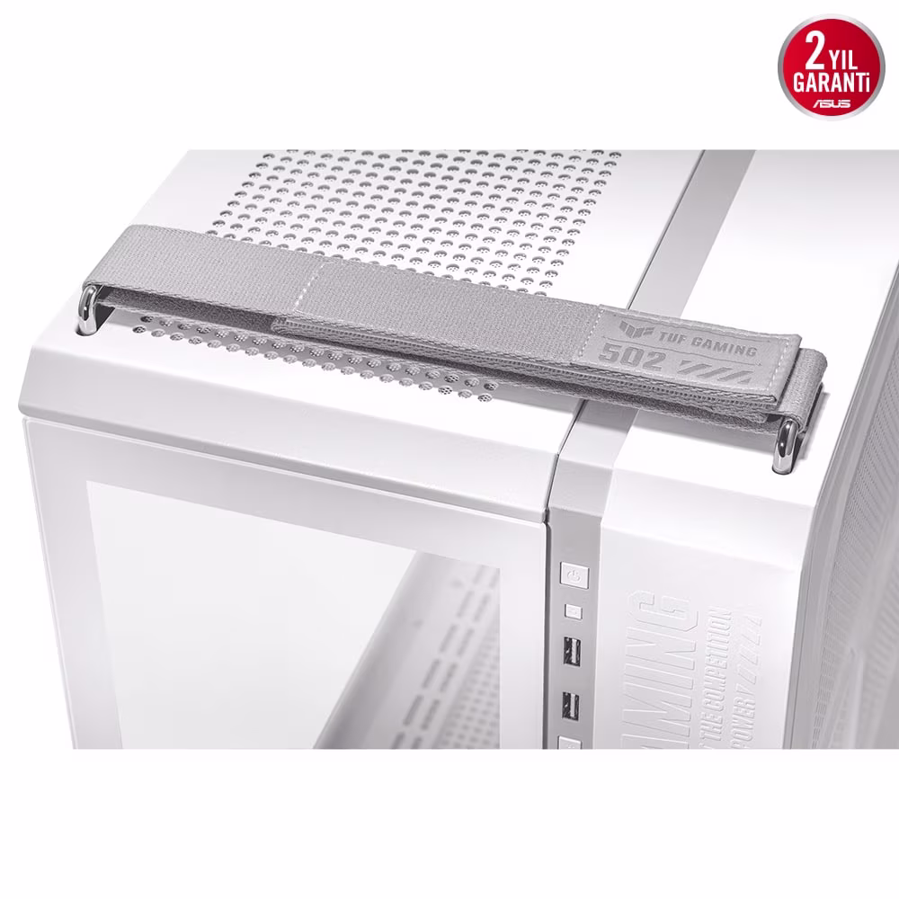 ASUS TUF Gaming GT502 PLUS White Dual Chamber Midi Tower Bilgisayar Kasası - 1