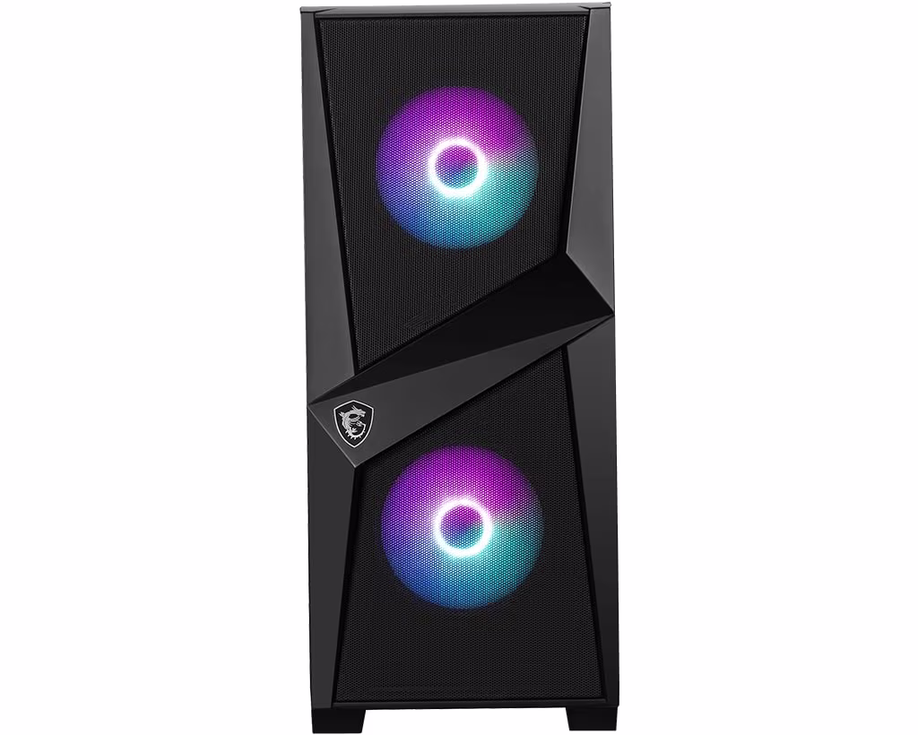MSI MAG FORGE 100R Temperli Cam Mid-Tower ARGB Bilgisayar Kasası - 1