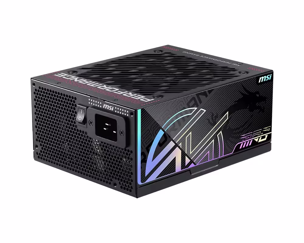 MSI MPG AI1300TS PCIE5 1300W 80 PLUS Titanium Tam Modüler ATX 3.1 Güç Kaynağı - 3