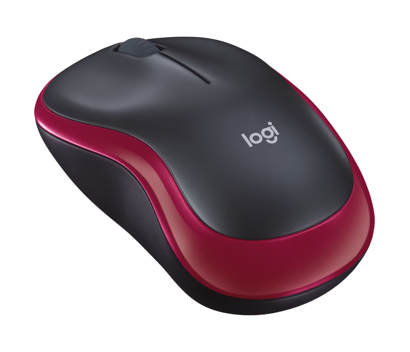 Logitech M185 Kablosuz Optik Mouse (Kırmızı) - 3