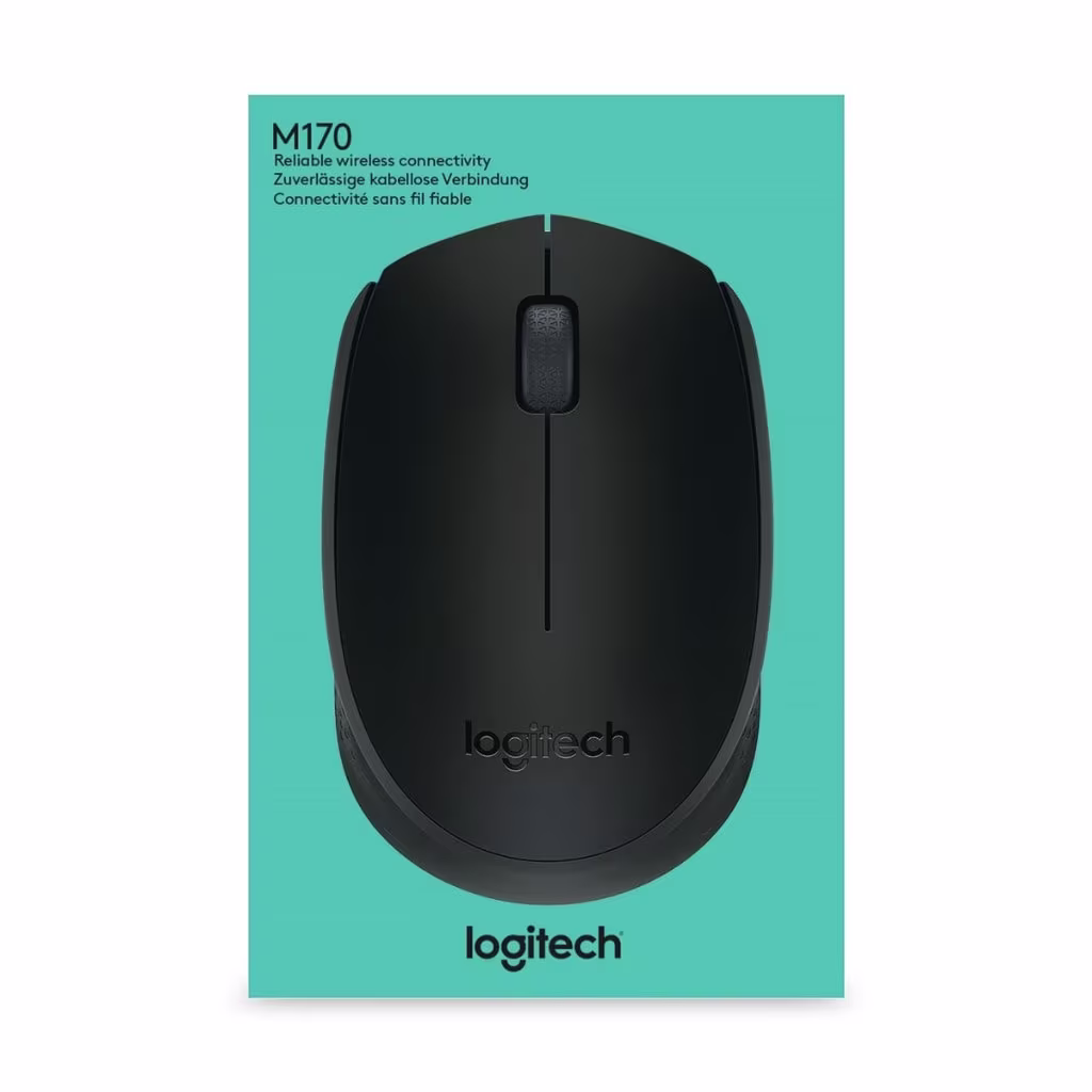 Logitech M170 Kablosuz Optik Mouse (Siyah) - 1