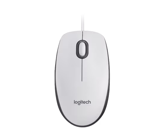 Logitech M100 Kablolu 1000 DPI USB Mouse (Beyaz) - 2
