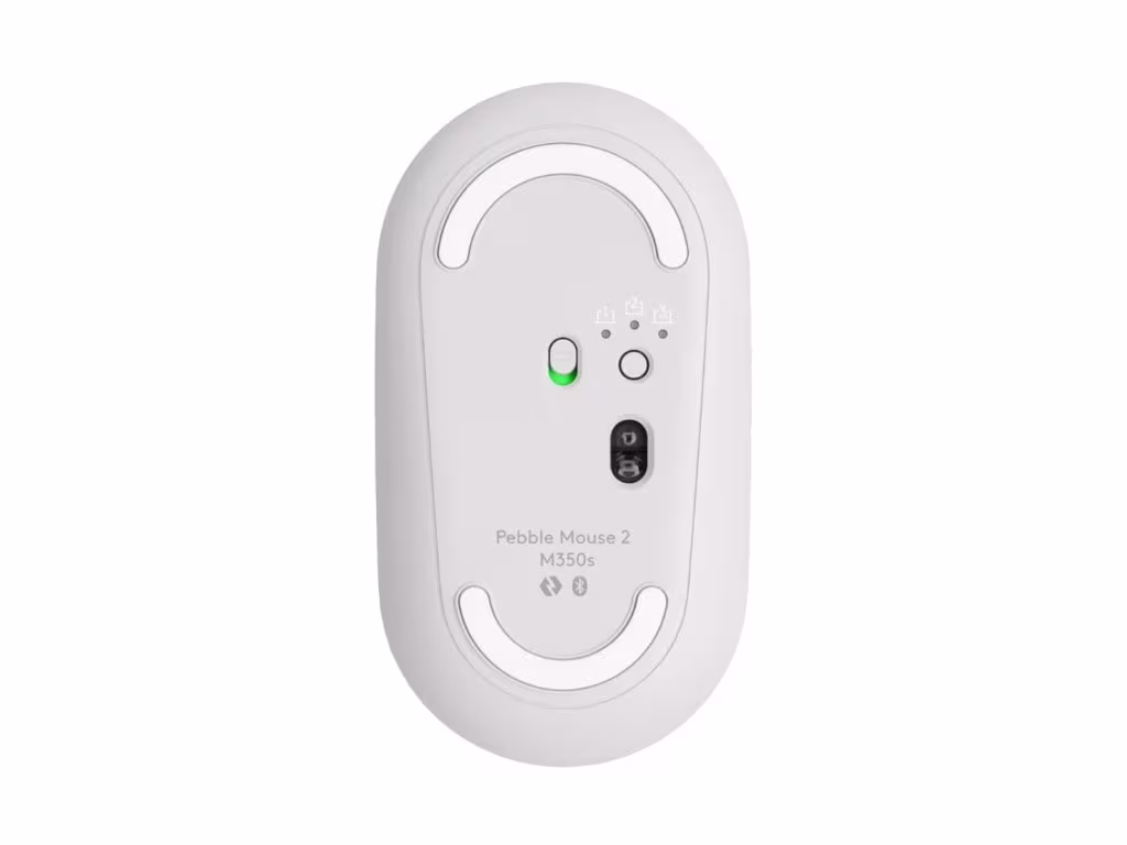Logitech Pebble Mouse 2 M350s Bluetooth Mouse (Beyaz) - 1