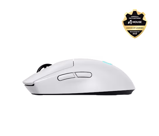 Logitech G PRO 2 LIGHTSPEED Kablosuz Oyuncu Mouse (Beyaz) - 3