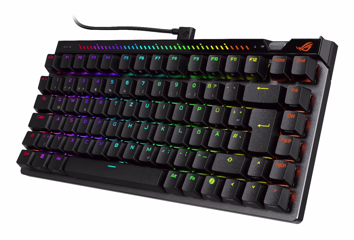 ASUS ROG Falchion Ace 75 HE HFX V2 Manyetik PBT UK Oyuncu Klavyesi (Siyah) - 3