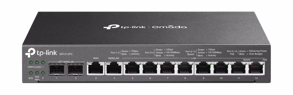 TP-Link Omada ER7212PC Gigabit VPN Router - 2