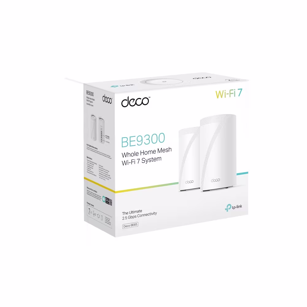 TP-Link Deco BE65 BE9300 Ev Wi-Fi 7 Sistemi (1-Pack) - 1