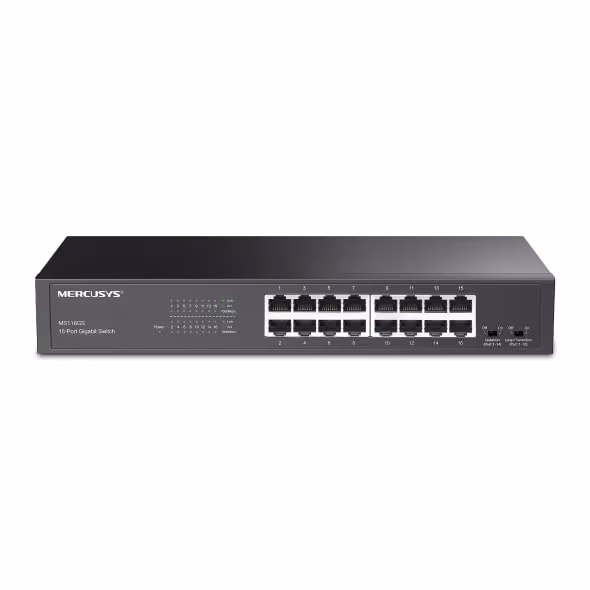 TP-Link Mercusys MS116GS 16 Port Gigabit Masaüstü Switch - 2