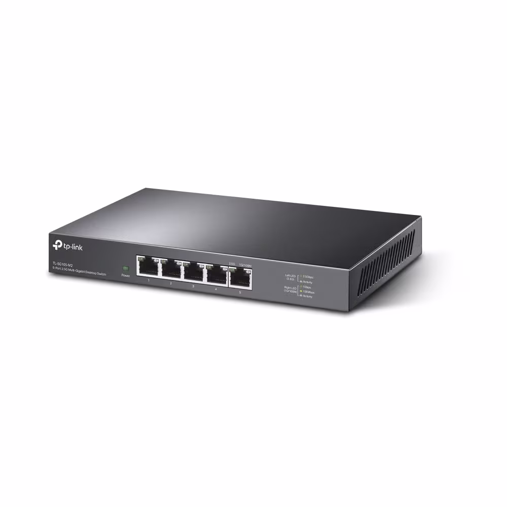 TP-Link TL-SG105-M2 5 Port 2.5G Multi-Gigabit Masaüstü Switch - 3