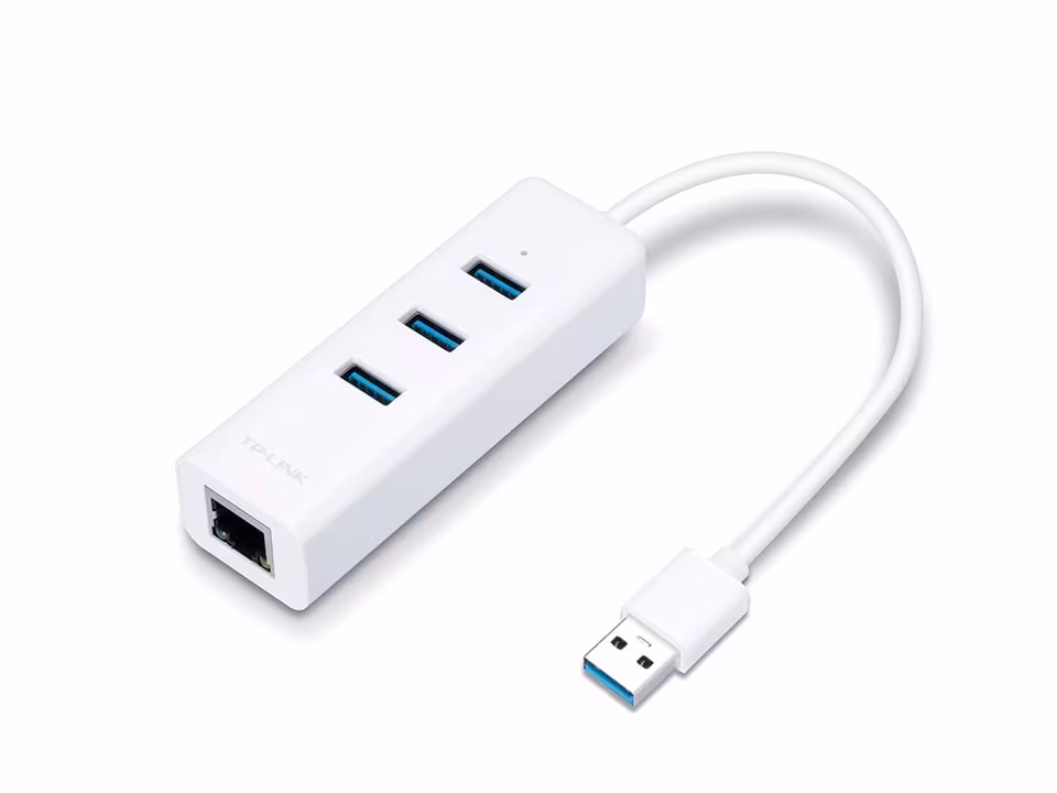 TP-Link UE330 USB 3.0 Gigabit Ağ Adaptörü İkisi Bir Arada USB Adaptör - 2