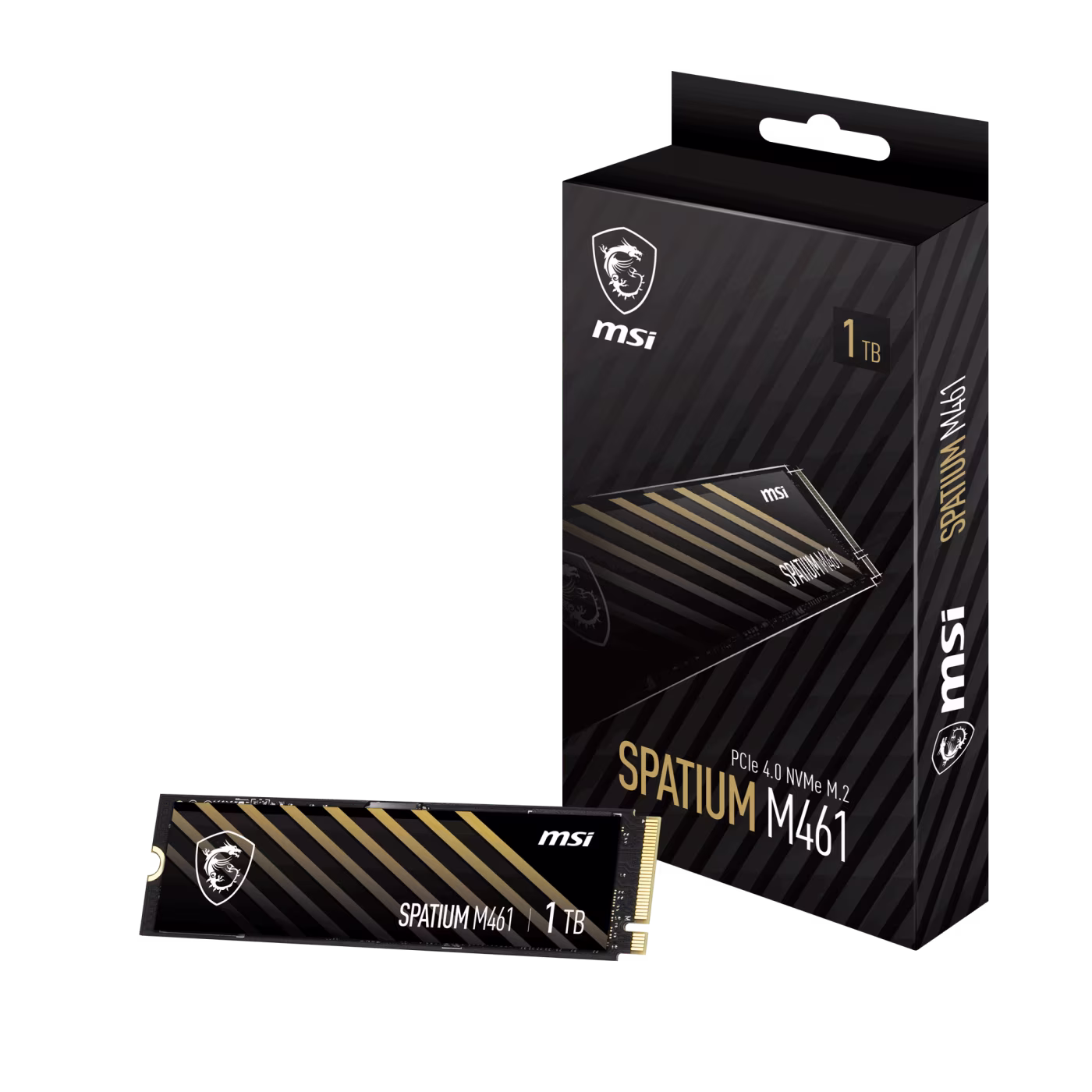 MSI Spatium M461 1TB PCIe 4.0 NVMe M.2 SSD (5000MB Okuma / 3200MB Yazma) - 3