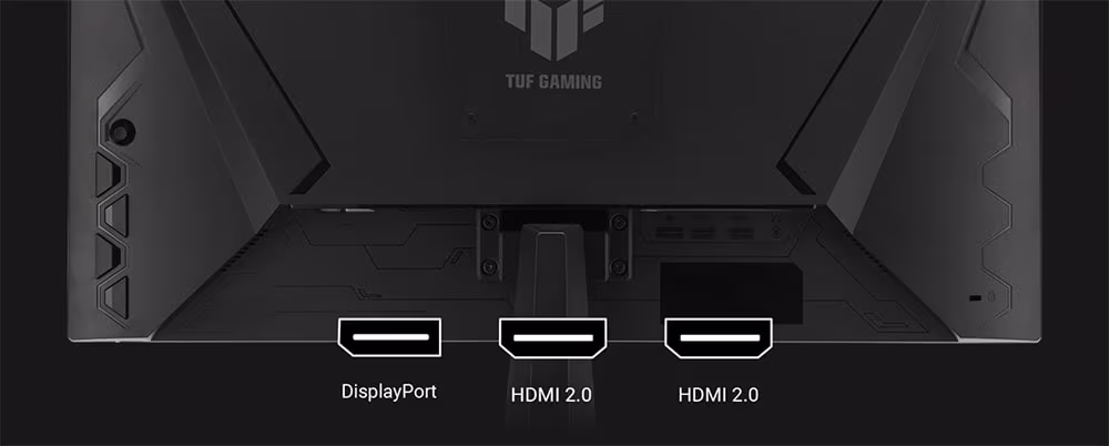 Çift HDMI 2.0 · DP 1.4 · eğim stand