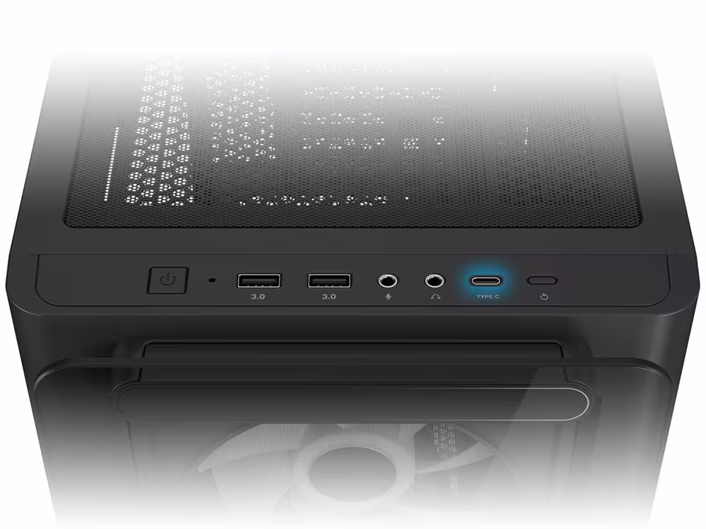 Ön I/O · USB-C Gen2 · 2× USB-A