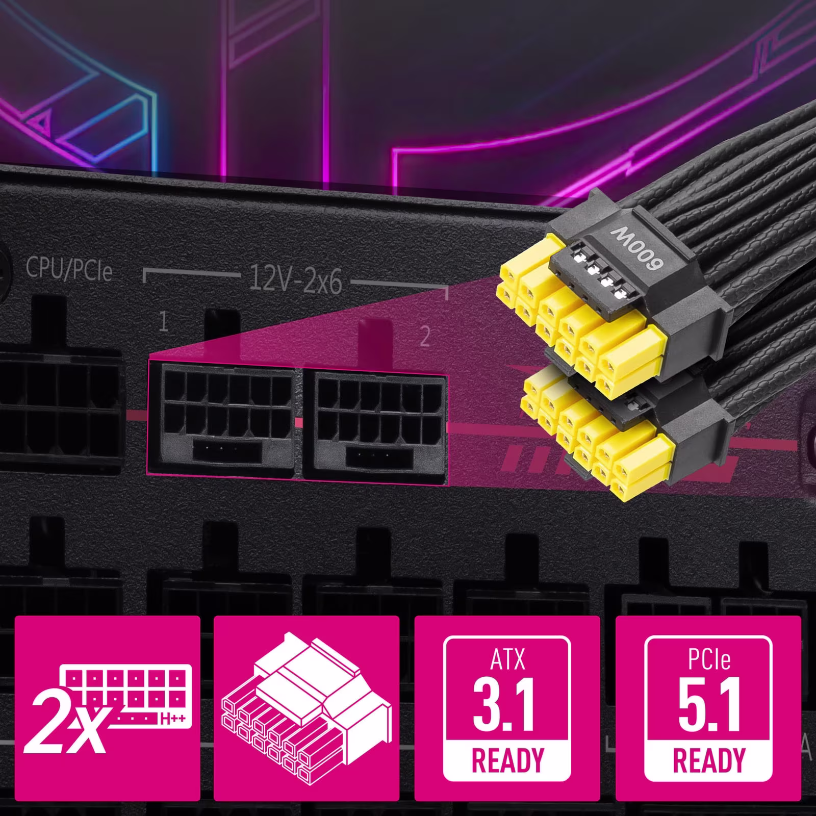 Çift native 12V-2×6 · ATX 3.1